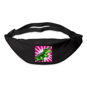 crocodile - Bum bag - black - Front