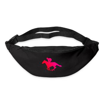 Équitation Équitation Cavaliers Chasse Équitation - Sac banane - noir - Devant