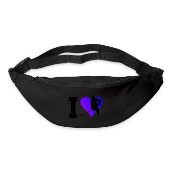 Hockey sur glace Hockey sur glace féminin Hockey sur glace - Sac banane - noir - Devant