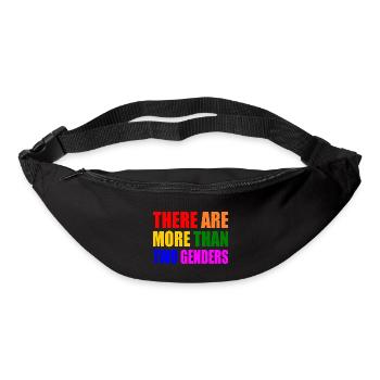 there are more than two genders - Bum bag - black - Front