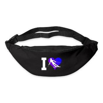 Stunt Ski Freestyle Skier Ski Skiing - Bum bag - black - Front