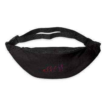 Herren Damen Schlägersport Paddle Paddle Tennis - Gürteltasche - Schwarz - Vorne