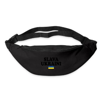 Slava ukraini - Sac banane - noir - Devant
