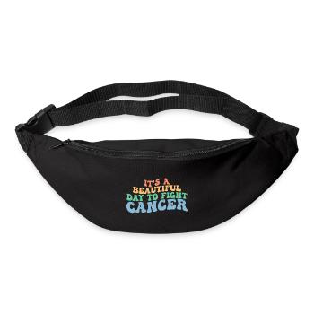 Es ist ein schöner Tag, um Krebs zu bekämpfen, Krebs zu bekämpfen - Gürteltasche - Schwarz - Vorne