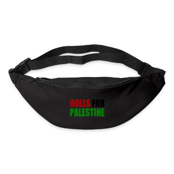 dolls for palestine - Bum bag - black - Front