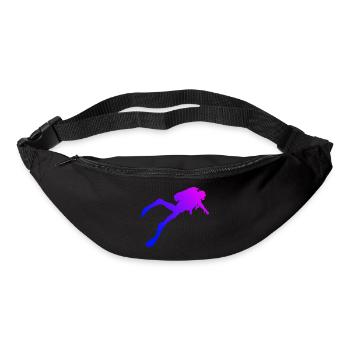 Diving Scuba Diving Men Scuba Divers - Bum bag - black - Front