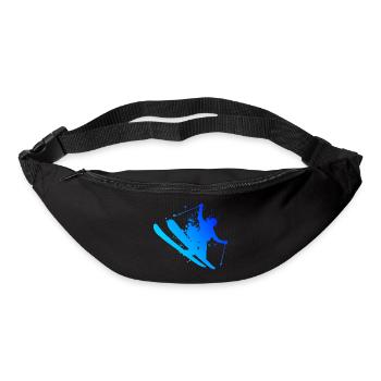 Damen Freestyle Ski Herren Ski Freestyle Ski Jumpi - Gürteltasche - Schwarz - Vorne