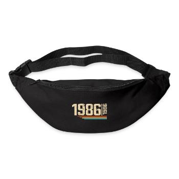 Vintage Anniversary 1986 Birthday Party 1986 - Bum bag - black - Front