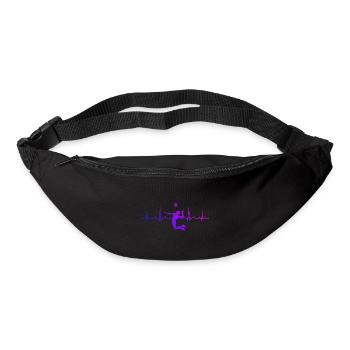 Joueur de volleyball Volley Volley Masculin - Sac banane - noir - Devant