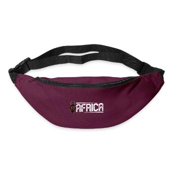 Africa Mask African Afro History - Bum bag - burgundy - Front