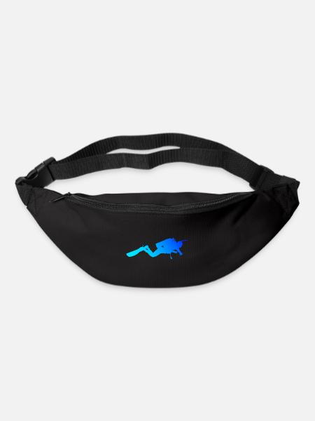 Plongée sous-marine Plongeur Plongeur Hommes Plongée libre - Sac banane - noir