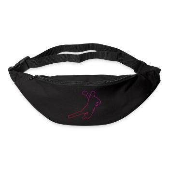 Handball Men's Handball Players Handball Games - Bum bag - black - Front