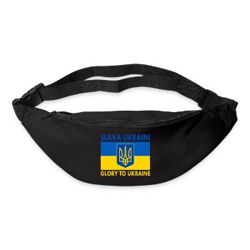 Slava ukraini - Gürteltasche - Schwarz - Vorne