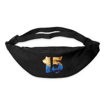NR. 15 NUMMER 15 COOL 15. GEBURTSTAG - Gürteltasche - Schwarz - Vorne