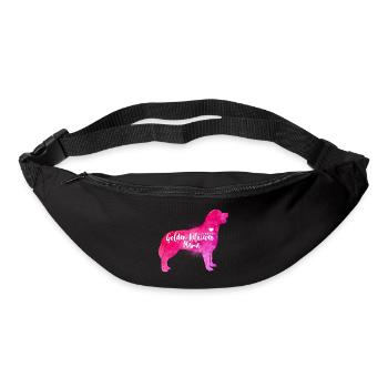Liebende Golden Retriever Mama - Gürteltasche - Schwarz - Vorne