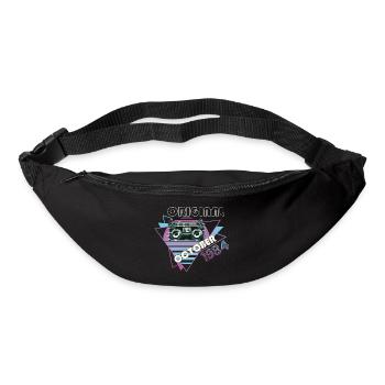 Vintage 1984 38 Birthday Gift Retro Cassette - Bum bag - black - Front