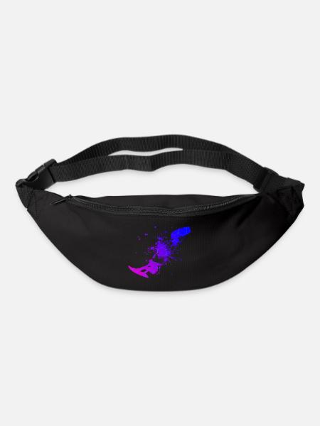 Femmes Kitesurf Kitesurf Hommes Kitesurf Kitesurf - Sac banane - noir