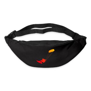 Kitesurfer Kite Kitesurf Kitesurfing Kiting - Bum bag - black - Front
