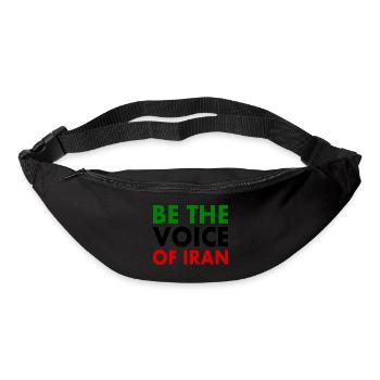 Be the voice of iran - Bum bag - black - Front