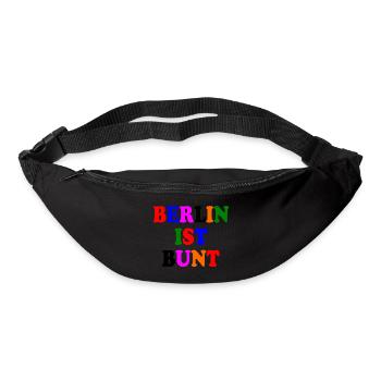 Berlin ist bunt - Gürteltasche - Schwarz - Vorne