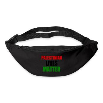 Palestinian lives matter - Sac banane - noir - Devant