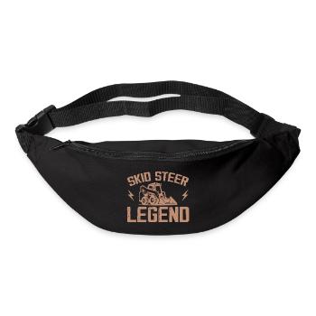 Never Underestimate An Old Man With A Skid Steer - Bum bag - black - Front