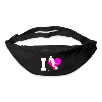 Floorball Féminin Salibandy Innebandy Floorball Jeu - Sac banane - noir - Devant