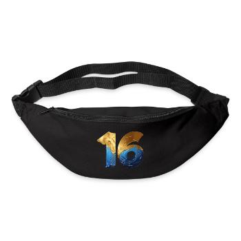 NON. 16 NUMÉRO 16 COOL 16E ANNIVERSAIRE - Sac banane - noir - Devant