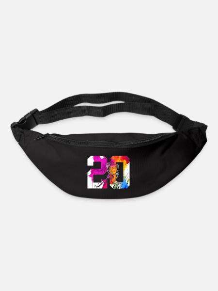NUMMER 20 EISHOCKEY 20. GEBURTSTAG - Gürteltasche - Schwarz