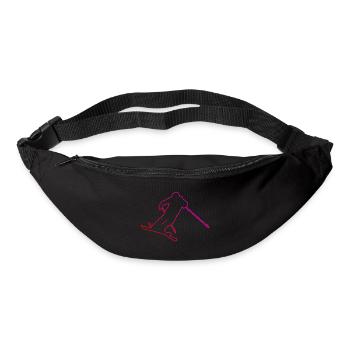 Herren Freestyle Ski Ski Jumping Slopestyle - Gürteltasche - Schwarz - Vorne
