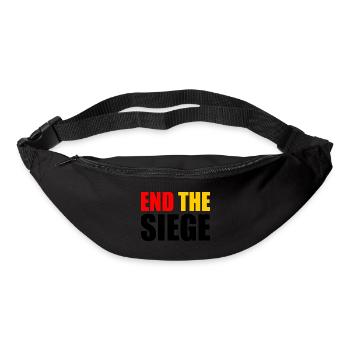 End the siege - Bum bag - black - Front