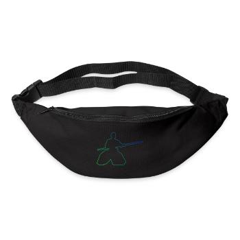 Martial Arts Men Aikido Martial Arts Women - Bum bag - black - Front