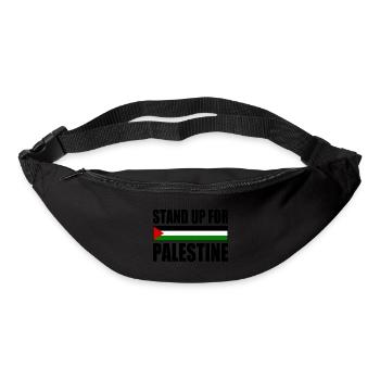 stand up for palestine - Bum bag - black - Front