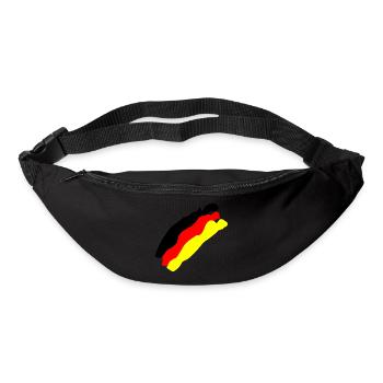 German flag - Bum bag - black - Front