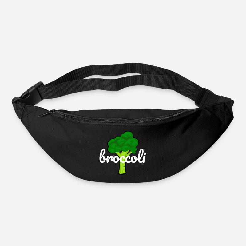 Le brocoli! - Sac banane - noir