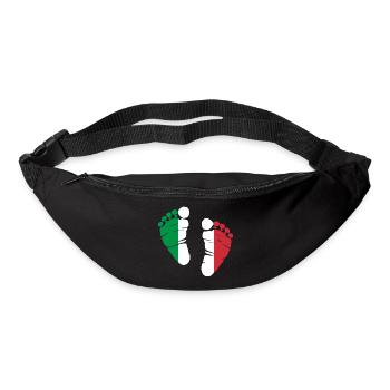 Italie Rome cadeau patrie - Sac banane - noir - Devant