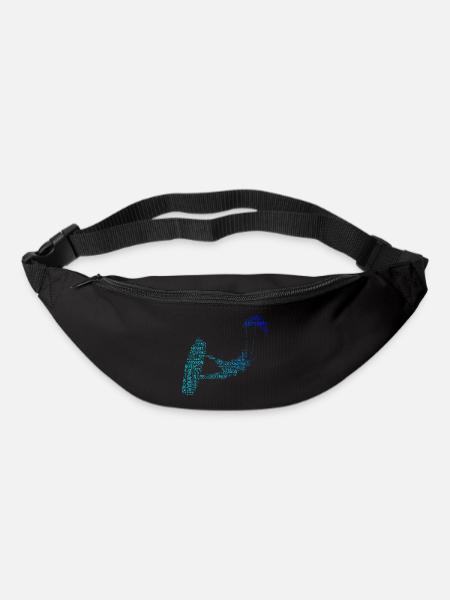 Kitesurf Kitesurf Femmes Kitesurf Hommes - Sac banane - noir