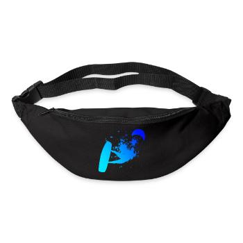 Kiting Kitesurfing Men Kitesurfer Kite - Bum bag - black - Front
