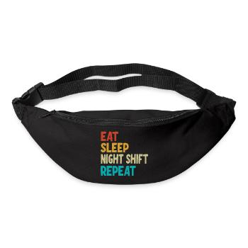 Manger Dormir Nuit Quart Répéter - Sac banane - noir - Devant