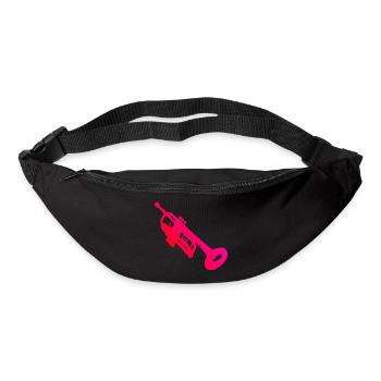 Trompete Damen Trompetenspieler Trompeten Spieler - Gürteltasche - Schwarz - Vorne