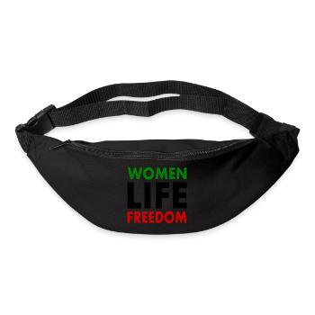 Women life freedom iran - Gürteltasche - Schwarz - Vorne