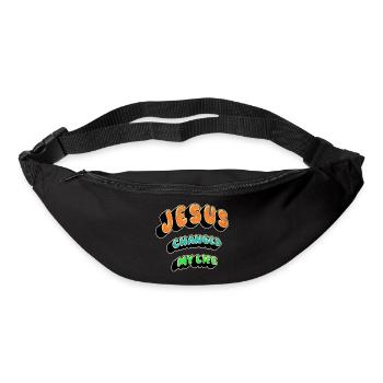Jesus changed my life - Bum bag - black - Front