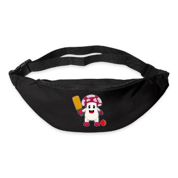 Mushroom Cricket Cricket Bat - Bum bag - black - Front