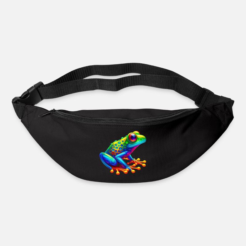 Frosch - Gürteltasche - Schwarz