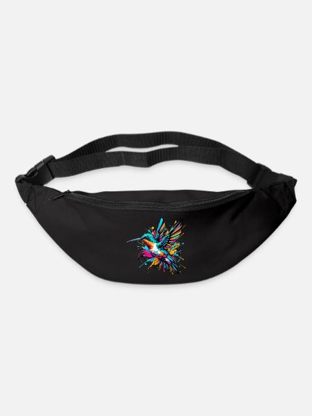 Kolibri - Gürteltasche - Schwarz
