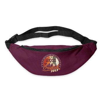 2011 Juillet 2011 Chemise Anniversaire 2011 Cadeau - Sac banane - bordeaux  - Devant