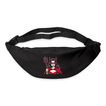 Diable Trident Enfer Diable Femme Femme Diable - Sac banane - noir - Devant