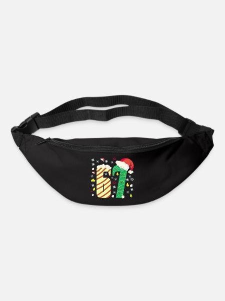 67 Christmas - Gürteltasche - Schwarz