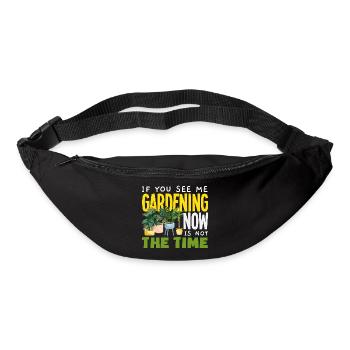 Cadeaux pour les jardins et les amoureux des plantes - Sac banane - noir - Devant
