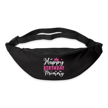 Herzlichen Glückwunsch zum Geburtstag Mama Cooler Kleinkind-Mama Geburtstag - Gürteltasche - Schwarz - Vorne